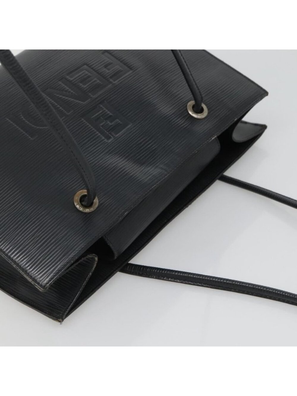 Authentic FENDI Shoulder Bag Leather Black - Picture 13 of 16